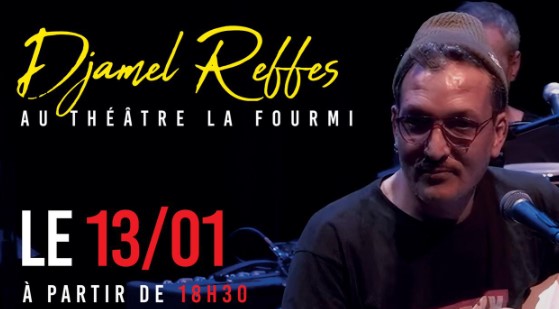 Djamel Reffes en concert le 13 janvier à Oran