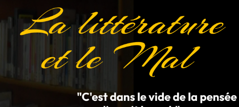 « La littérature et le mal » : rencontre littéraire le 23 mars à Oran