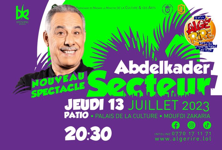 Festival Algé’rire : Abdelkader Secteur le 13 juillet à Alger