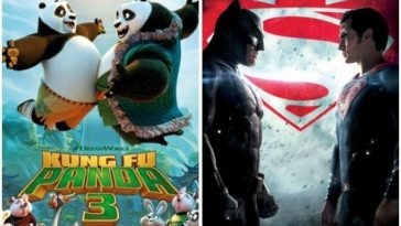 kung fu panda 3 batman v superman alger