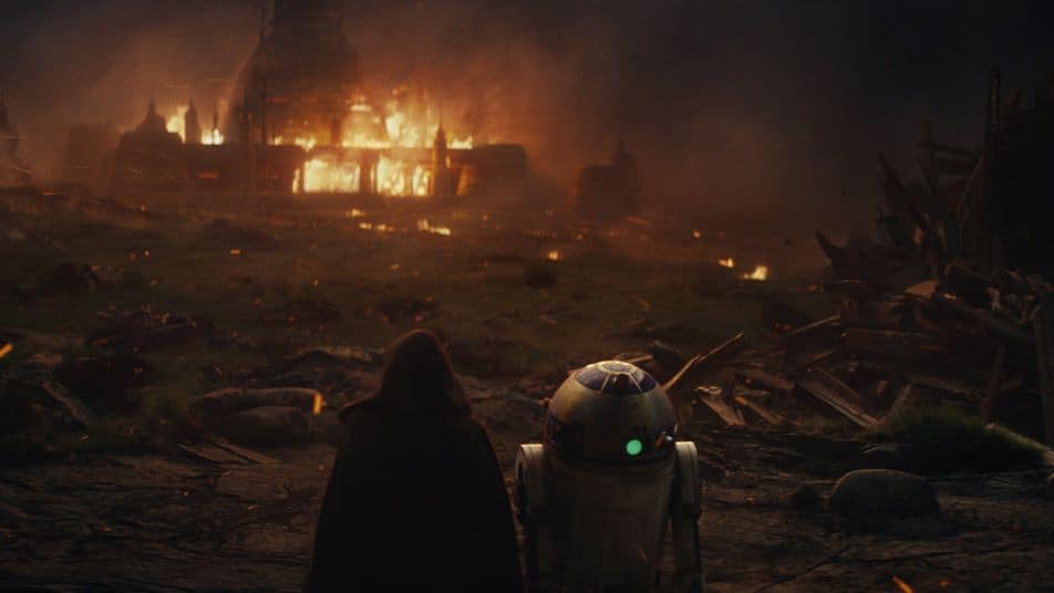 The last jedi scène The last jedi scène